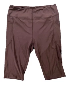 Baleaf Damen Plus hoch tailliert braun knielang Capri Leggings Größe 3XL Neu mit Etikett - Bild 1 von 9