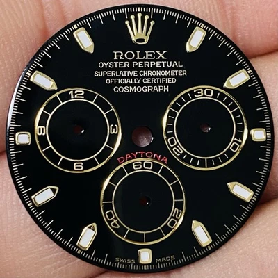 Rolex MK1 Black Dial Luminova For Daytona Model Ref 116528 | 116523 | 116518 - Image 1 of 4