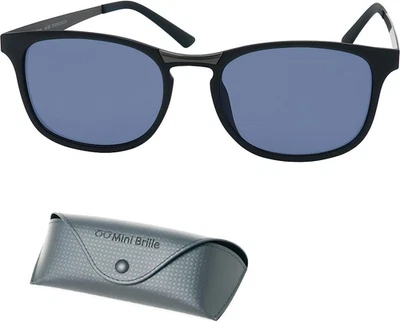 Rechteckige Sonnenbrille mit Sehstärke & UV 400 Schutz  Lesebrille - Bild 1 von 4