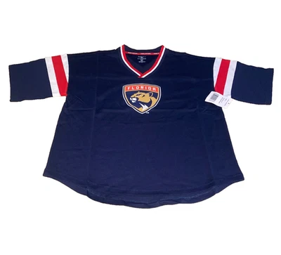 Camisa de manga corta con cuello en V de Tommy Hilfiger de Florida Panthers Foto 1 de 4