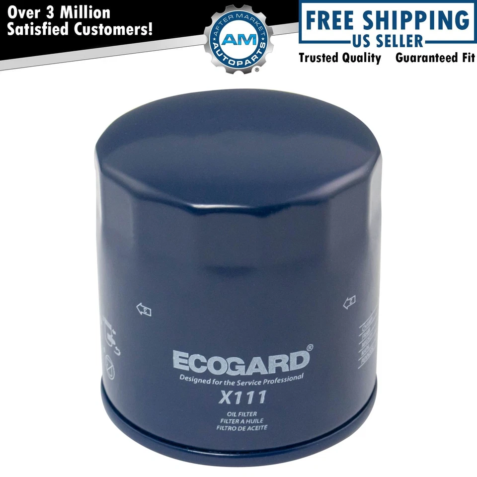 Filtro de aceite de motor de repuesto Ecogard X111 para Buick Cadillac Chevy GMC Pontiac Foto 1 de 3