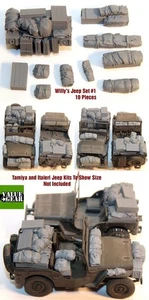 Valuegear 1/35 Scale Resin Kit WW2 Allied Willy's Jeep Stowage Set #1 - Bild 1 von 1