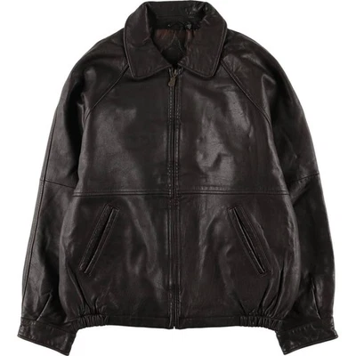 Vintage ROUNDTREE AND YORKE padded swing-top leather jacket size M (men's) - Image 1 of 4