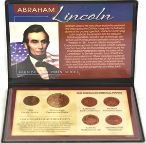 American Coin Treasure Abraham Lincoln Presidential Coin Series Set - Picture 1 of 2