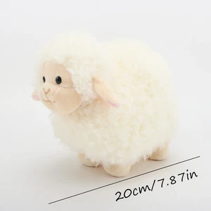 20Cm Cute Soft Obediently Lamb Plush Toys Soft Alpaca Plush Dolls Stuffed Sheep - Picture 1 of 8