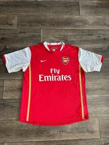 Arsenal FC 2007-08 Home Soccer Jersey Nike 146769-616 Men fabregas #4 large - Picture 1 of 12