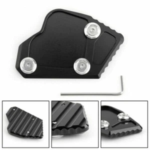 Side Pad Kickstand Stand Extension Plate For BMW K1600 GT GTL 2011-2015 Black - Picture 1 of 6
