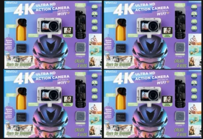 Wedding Party Video Camera Kit X4 units, Wifi. 4K with batteries and SD card - Image 1 of 3