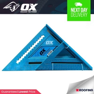 OX Trade Set Square Rafter 2 Piece 180/300mm OX-T433702 - Picture 1 of 2