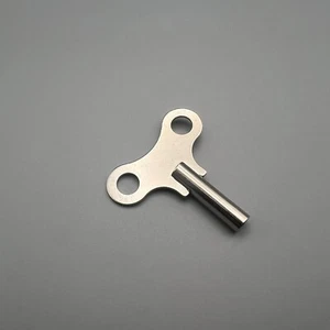 Steel Pendulum Clock Winding Key 4.4mm Grandfather Clock Winder Winged Type Tool - Picture 1 of 5