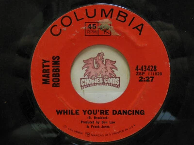Marty Robbins – While You're Dancing / Lonely Too Long, 45 RPM VG (17I) Foto 1 de 2
