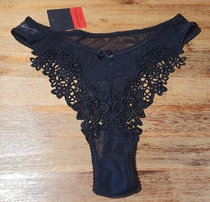 EROTIK PUR: PROFILI INTIMI String, Gr. 42 - M, schwarz, NEU+Etikett 36,00 EURO - Bild 1 von 7