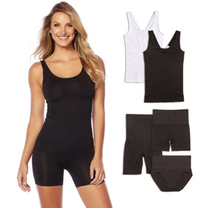 Yummie Seamless Wardrobe Essentials 5-piece in White/Black, M/L - Picture 1 of 1