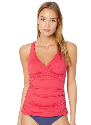 Tankini de natación Jantzen L43625 Janred envolvente lisa espalda X SOLO talla 6 Foto 1 de 4