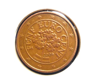 Austria 2006   5 Cent Euro Coin  👀 - Picture 1 of 2