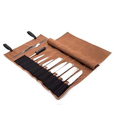 QEES Porta Coltelli Cucina Borsa Custodia Coltelli Chef Professionali 15 Scom...