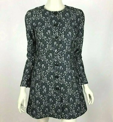 CAbi 3316 Lacy Coat Lace Floral Long Sleeve Button-Up Blazer Pockets Women XS - Image 1 of 4