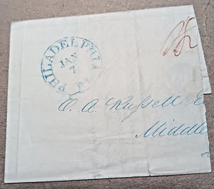 1842 United States stamp less cover          #24 - Picture 1 of 3