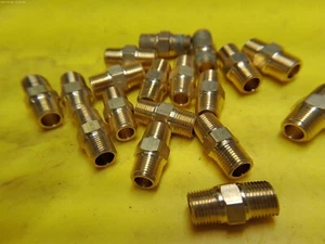 1/8" MALE NPT Brass STRAIGHT UNION-EDELMAN 222220-WH3325X2 - Picture 1 of 1