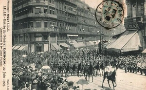 *POSTKARTE - LILLE - EINTRITT VON GENERAL LEBON - Bild 1 von 2