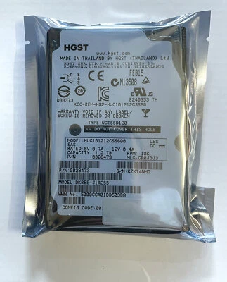 HUC101212CSS600 1.2T 10K SAS 2.5" 6Gbs Hard Drive Server Fits Dell - Image 1 of 2