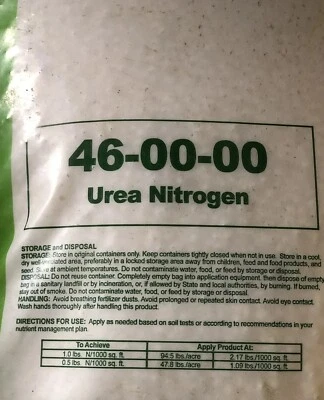Nitrogen 46-0-0 Urea.  Fertilizer great for lawns and vegetables. - Image 1 of 3