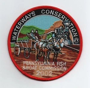 2002 Pennsylvania Fish Boat Commission, Waterways Conservation Series Patch - Picture 1 of 1