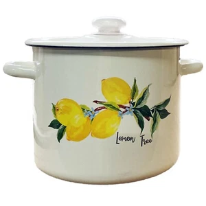 Kochtopf mit Deckel Topf Suppentopf Saucentopf Emaille Eimer Platte Becher - Bild 1 von 10