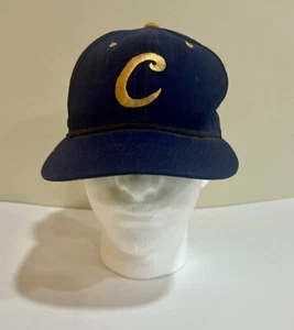 VTG California Berkeley Bears New Era Pro Model Fitted Baseball Cap Hat 7 1/4 - Picture 1 of 9