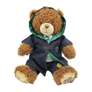 Harry Potter Build A Bear Teddy Plush Robe Pants Vest BAB Slytherin Hogwarts Tag - Imagen 1 de 12