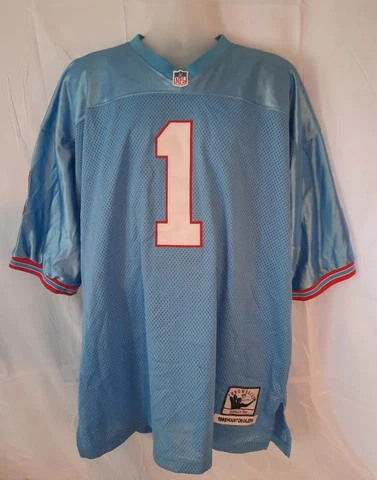 Warren Moon Houston Oilers Mitchell and Ness Throwback Jersey Size 54 XL Cover