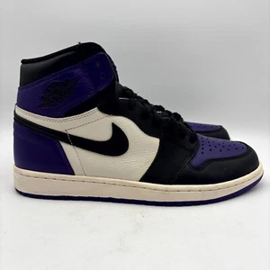 Nike Air Jordan 1 Retro High OG Court Purple Shoes Size 10.5 Men's 555088-501 - Picture 1 of 11