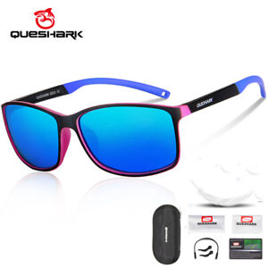 Queshark 14.5g Polarized Sports Sunglasses Bicycle Eyewear Mountain Bike Glasses