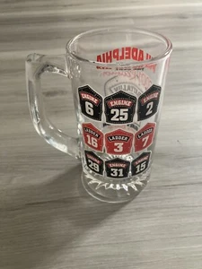 Vintage Philadelphia Fire Department Battalion 6 Glass 2001 Mug E6,15,31 &L 7 - Picture 1 of 6