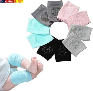 Baby Crawling Anti-Slip Knee, Unisex Baby Toddlers Kneepads 5 Pairs - Picture 1 of 8