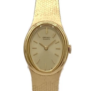 Auth SEIKO - 1400-5089 9N4509 Gold Women's Wrist Watch - Picture 1 of 5