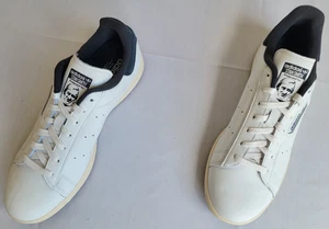 Zapatillas Adidas Originales de Cuero Stan Smith Para Hombre Talla 11 Blanco Carbono ID1353 - Imagen 1 de 9