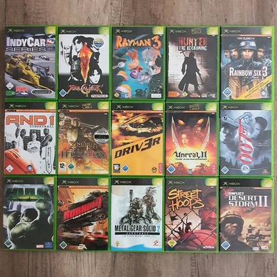 XBOX - Microsoft ► 15 Spiele Konvolut - Hulk / Rayman / Soulcalibur / Unreal uvm - Bild 1 von 3