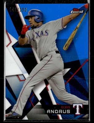 2018 Finest #13 Elvis Andrus Blue Refractor #/150 - Image 1 of 2