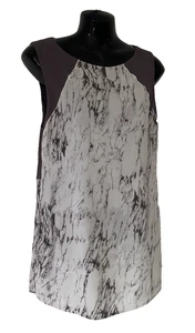 MINT VELVET GREY MARBLE CAMISOLE TOP TWISTED BACK DETAIL SIZE UK 12 - Picture 1 of 6