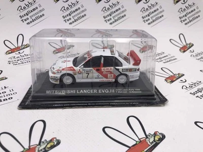 DIE CAST 1/43 " MITSHUBISHI LANCER EVO III 1000 LAKES RALLY 1996 " RALLY DEA* - Immagine 1 di 2