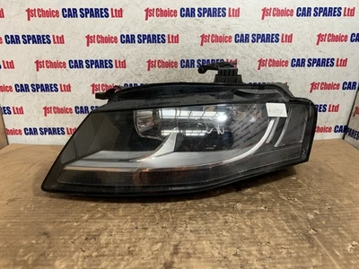 AUDI A4 MK4 8K B8 2012 PASSENGER SIDE HALOGEN HEAD LIGHT LAMP - Image 1 of 4