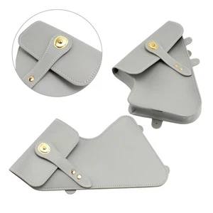 Motorrad Wartung Rahmenseiten Werkzeugtasche Retro Leder für BMW RnineT Silber - Picture 1 of 12