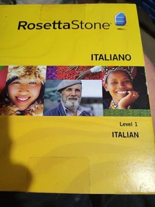 Rosetta Stone Level 1 Italiano Brand New On Box - Picture 1 of 2