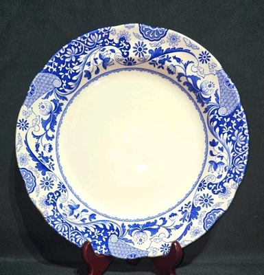 Nuevo Plato(s) de Cena Brocado Italiano Spode 10 1/2" Azul y Blanco 6 Disponibles Foto 1 de 4