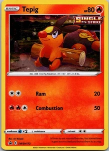 Tepig - SWSH: Sword & Shield Promo Cards SWSH172| Mix&Match - Picture 1 of 2