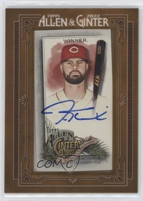 2022 Topps Allen & Ginter Framed Mini Auto Jesse Winker #MA-JW Auto - Image 1 of 2