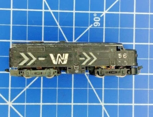 N Scale Diesel Locomotive Custom Painted Decals Tested - F7A (all black) - Picture 1 of 4