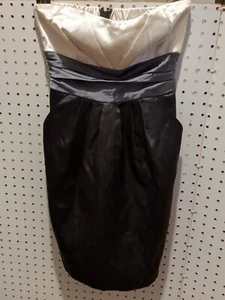 Speechless Dress Strapless Formal Size 5 Black Gray Pockets - Picture 1 of 5