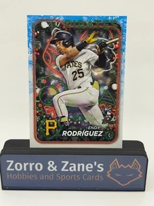 Endy Rodriguez 2024 Topps Holiday H9 Pittsburgh Pirates - Picture 1 of 2